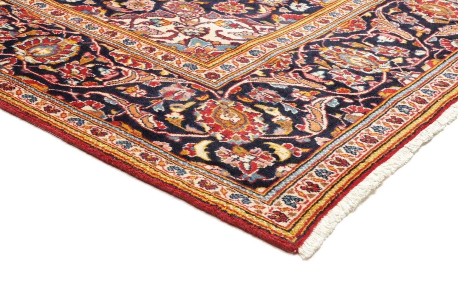 kashan-teppich-200-x-300cm-handgeknupft-perserteppich-4 Hand-Knotted Wool Kashan Persian Rug, 200 × 300 cm – view 5
