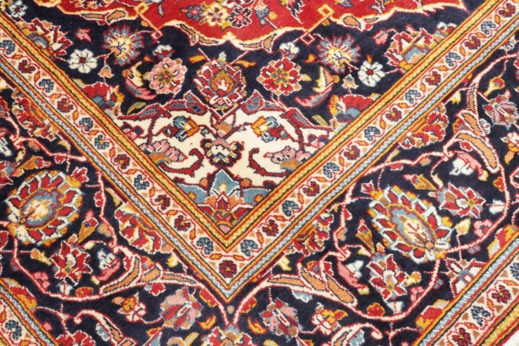 kashan-teppich-200-x-300cm-handgeknupft-perserteppich-5 Hand-Knotted Wool Kashan Persian Rug, 200 × 300 cm – view 6