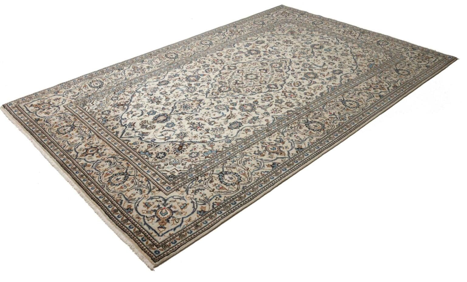 kashan-teppich-198-x-302-cm-handgeknupft-perserteppich-1 Kashan Persian Rug — hand-knotted, 198 × 302 cm, Wool – view 2