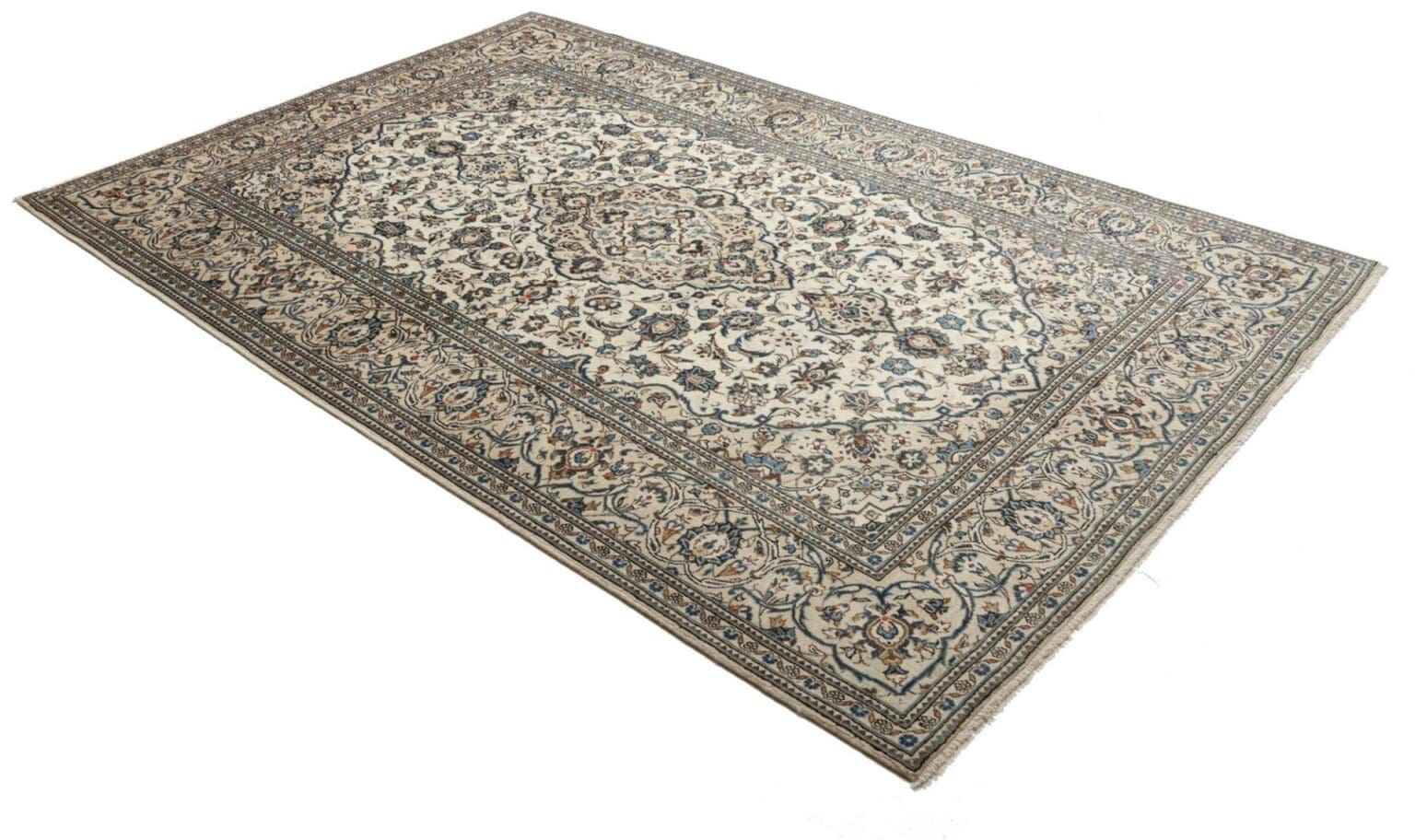 kashan-teppich-198-x-302-cm-handgeknupft-perserteppich-2 Kashan Persian Rug — hand-knotted, 198 × 302 cm, Wool – view 3