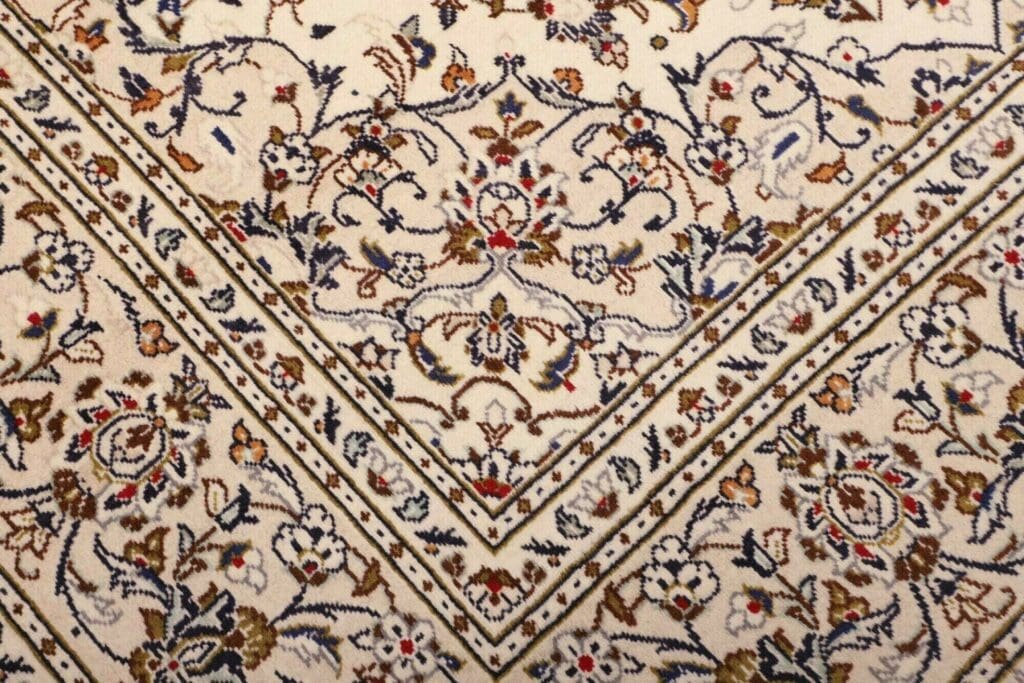 Kashan Persian Rug — hand-knotted, 198 × 305 cm, Wool – view 6