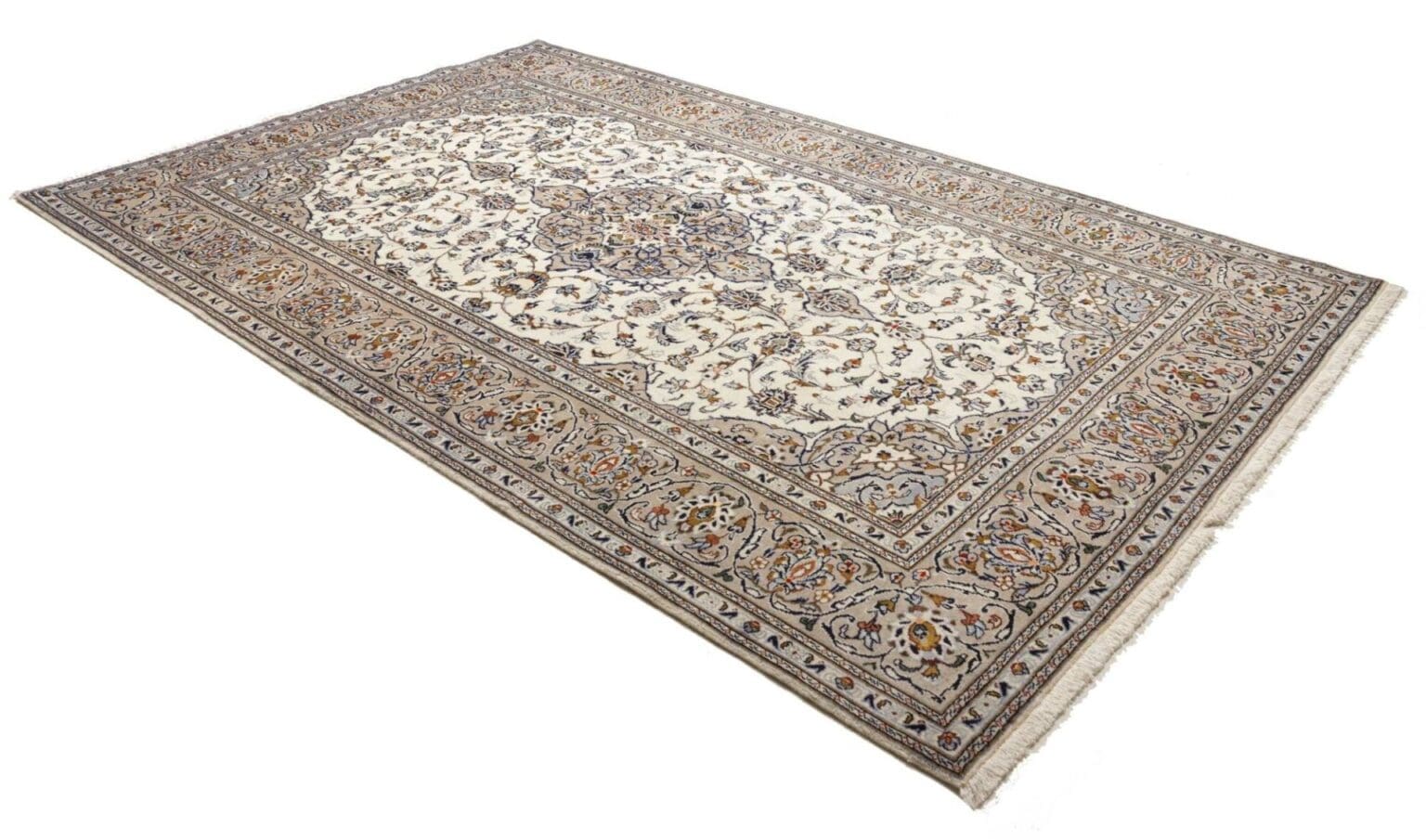 Kashan Persian Rug — hand-knotted, 206 × 320 cm, Wool – view 3