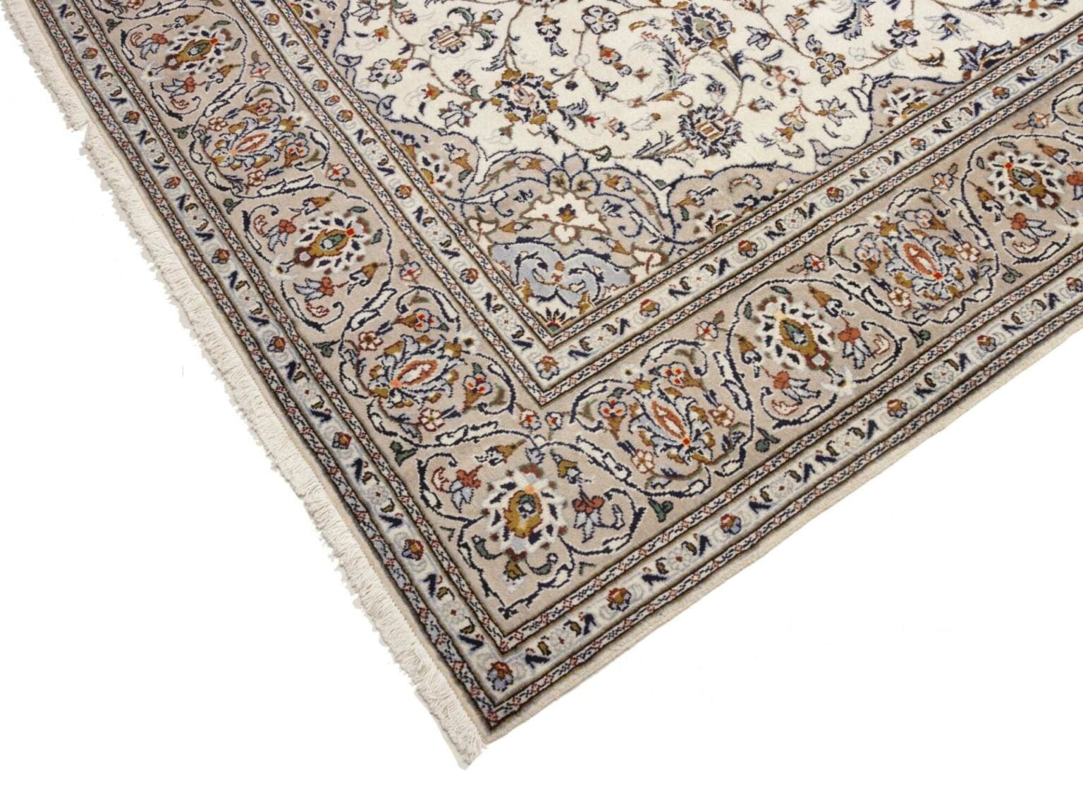 Kashan Persian Rug — hand-knotted, 206 × 320 cm, Wool – view 7