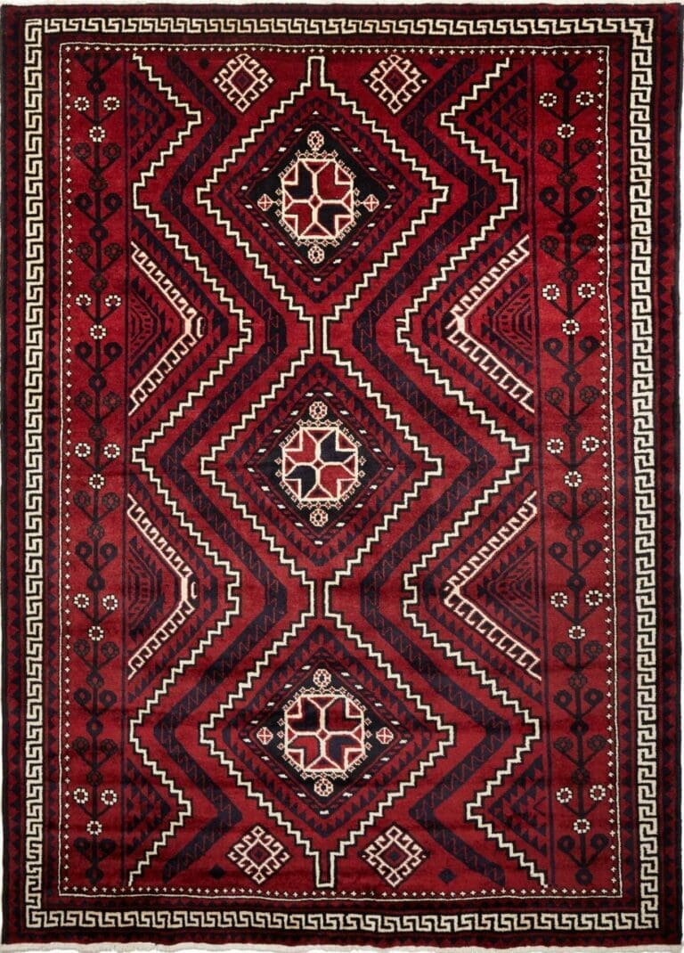 Loribaft Persian Rug 227 × 306 cm, Wool, hand-knotted