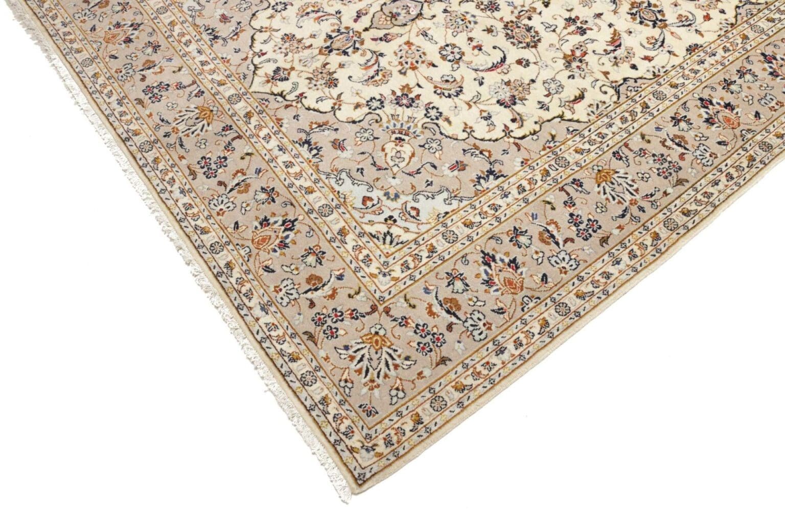 Hand-Knotted Wool Kashan Persian Rug, 199 × 292 cm – view 7