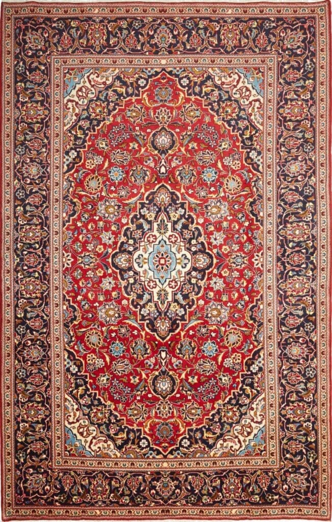 Kashan Persian Rug 203 × 312 cm, Wool, hand-knotted