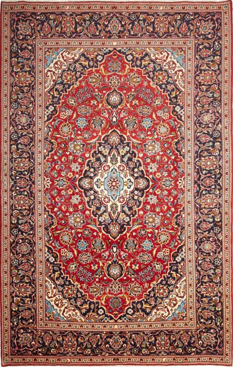 Kashan Persian Rug 203 × 312 cm, Wool, hand-knotted