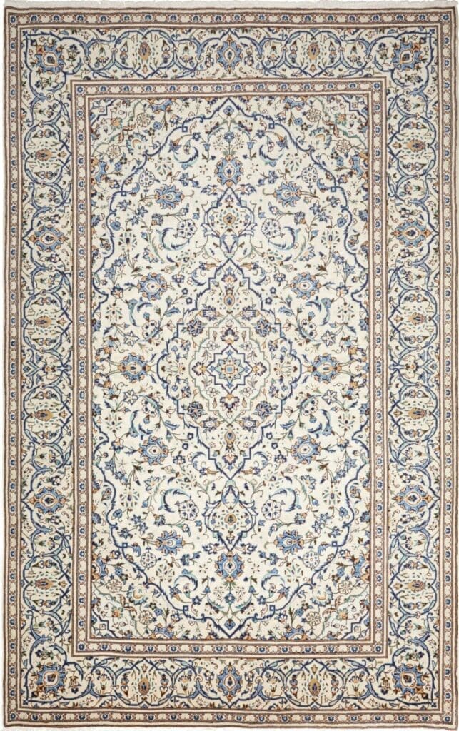 Kashan Persian Rug — hand-knotted, 196 × 308 cm, Wool