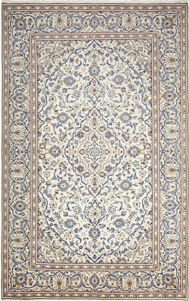 Kashan Persian Rug — hand-knotted, 196 × 308 cm, Wool