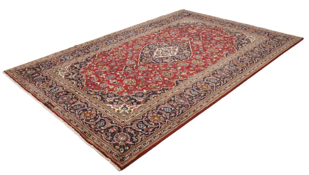 Hand-Knotted Wool Kashan Persian Rug, 208 × 304 cm – view 2