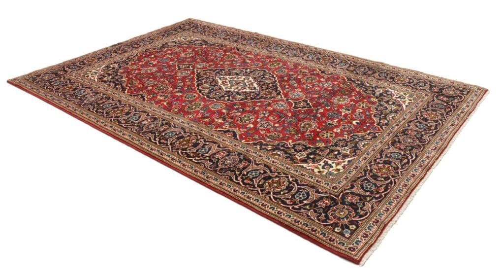 Hand-Knotted Wool Kashan Persian Rug, 208 × 304 cm – view 3