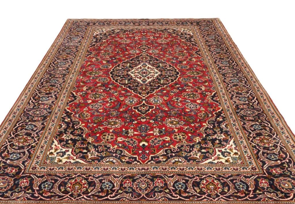 Hand-Knotted Wool Kashan Persian Rug, 208 × 304 cm – view 4