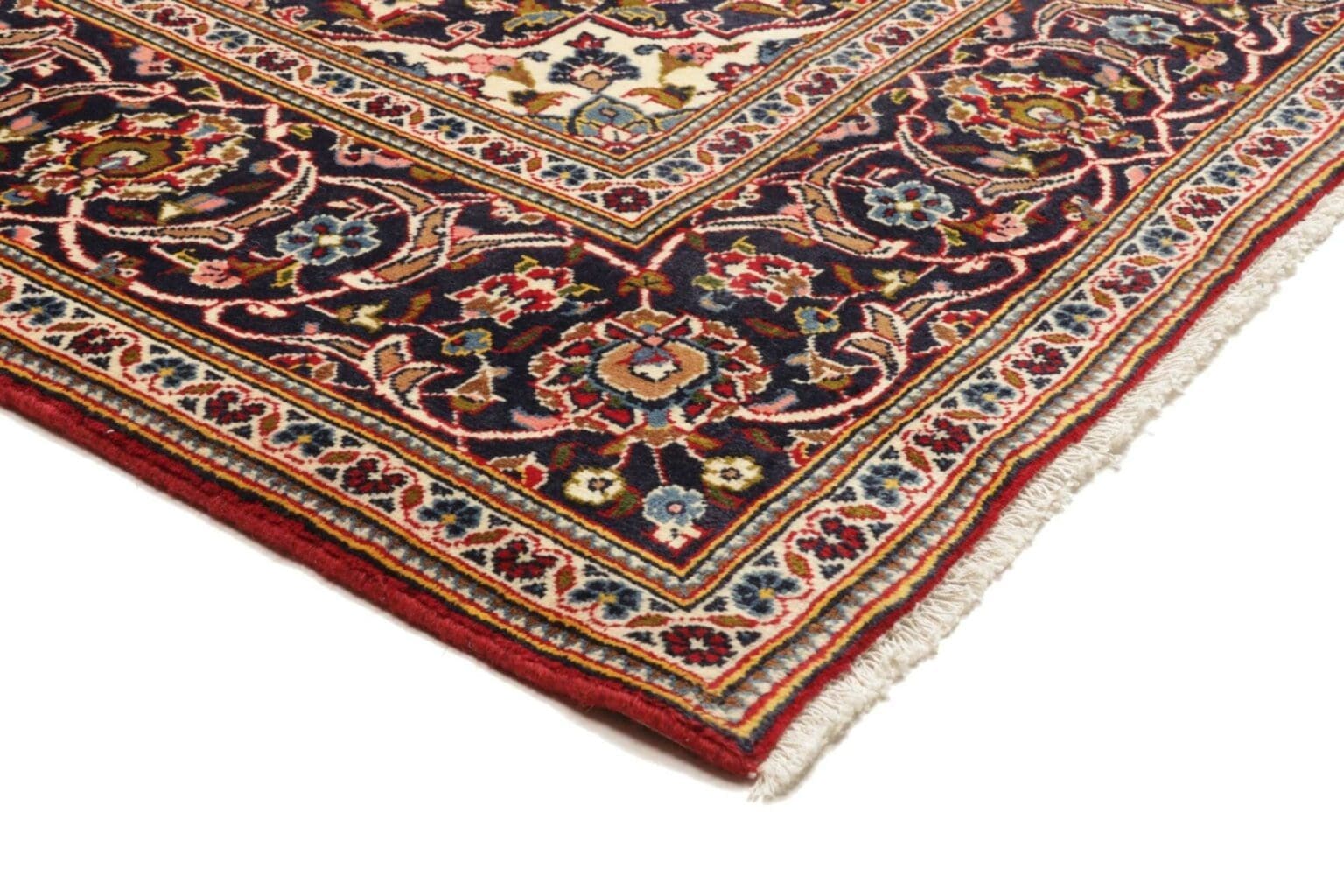 Hand-Knotted Wool Kashan Persian Rug, 208 × 304 cm – view 5