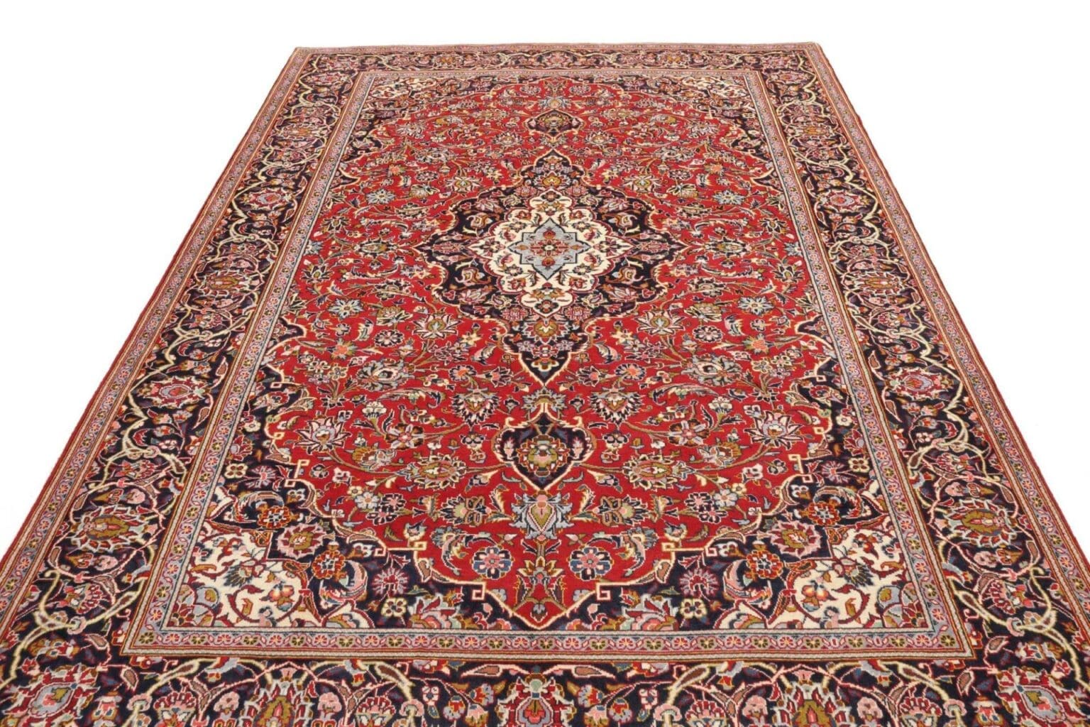 Kashan Persian Rug — hand-knotted, 218 × 308 cm, Wool – view 4