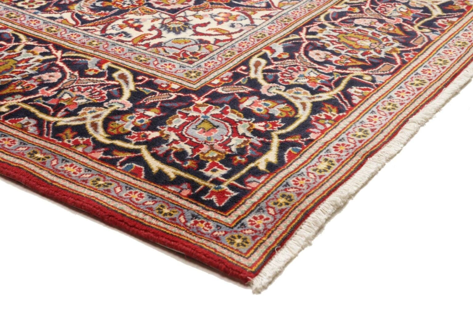 Kashan Persian Rug — hand-knotted, 218 × 308 cm, Wool – view 5