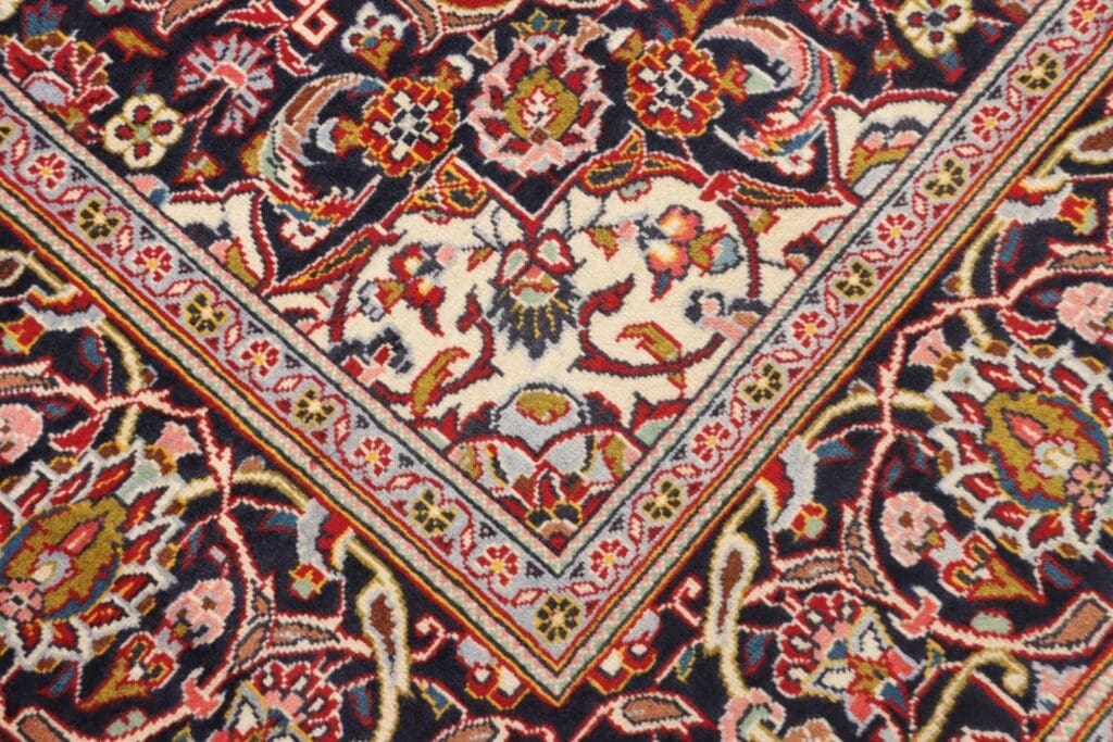 Kashan Persian Rug — hand-knotted, 218 × 308 cm, Wool – view 6