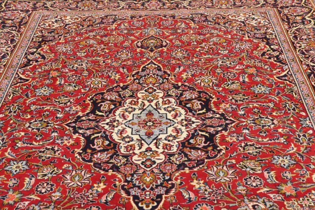 Kashan Persian Rug — hand-knotted, 218 × 308 cm, Wool – view 7
