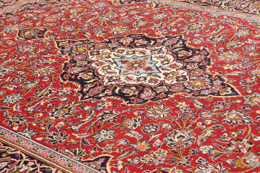 Kashan Persian Rug — hand-knotted, 218 × 308 cm, Wool – view 8