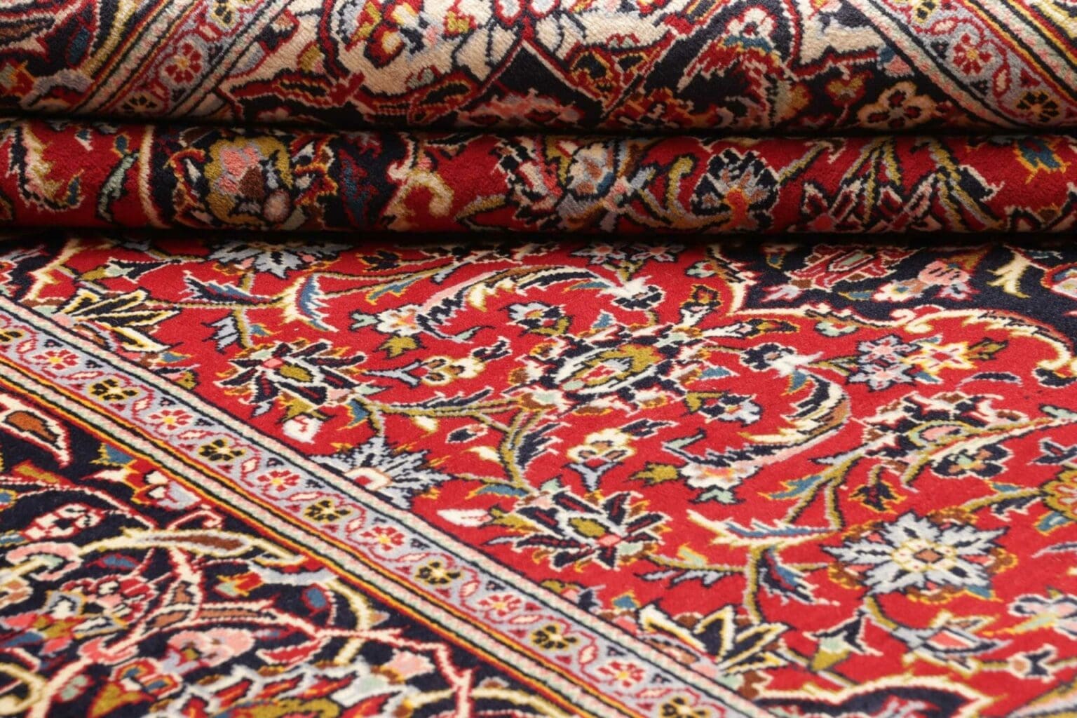 Kashan Persian Rug — hand-knotted, 218 × 308 cm, Wool – view 10