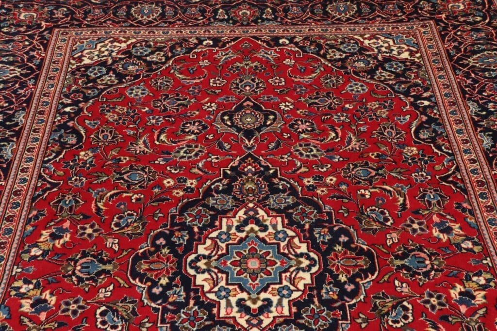 Kashan Persian Rug 200 × 297 cm, Wool, hand-knotted – view 6