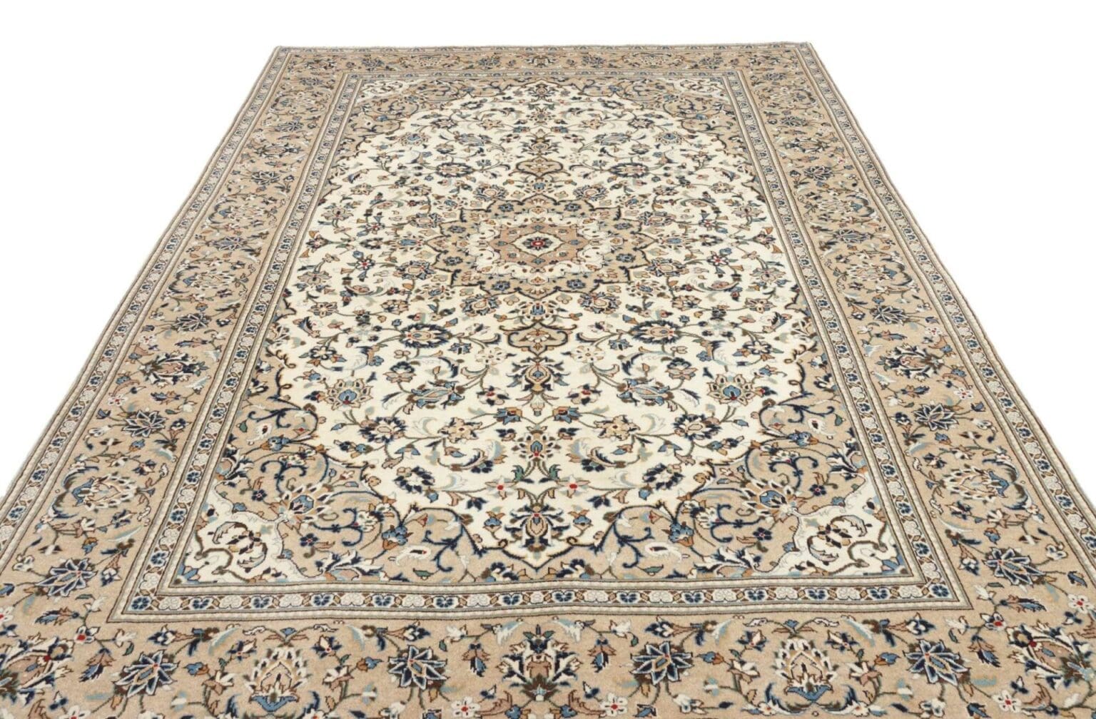 Kashan Persian Rug — hand-knotted, 201 × 306 cm, Wool – view 4