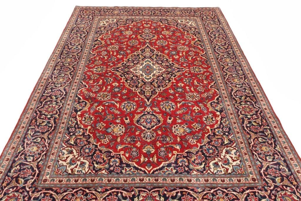 Hand-Knotted Wool Kashan Persian Rug, 197 × 310 cm – view 4