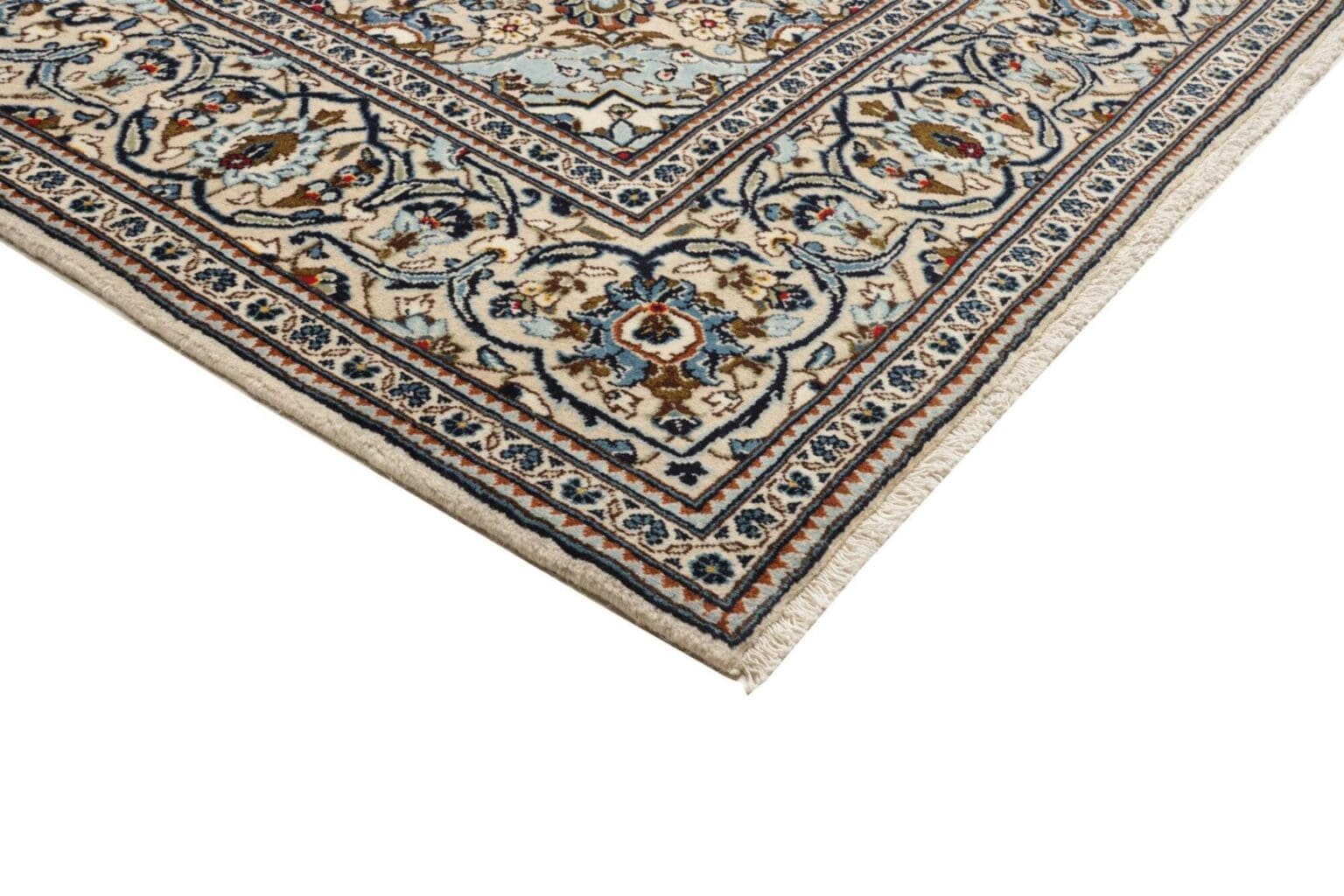 kashan-teppich-203-x-305cm-handgeknupft-perserteppich-wolle-4 Hand-Knotted Wool Kashan Persian Rug, 203 × 305 cm – view 5