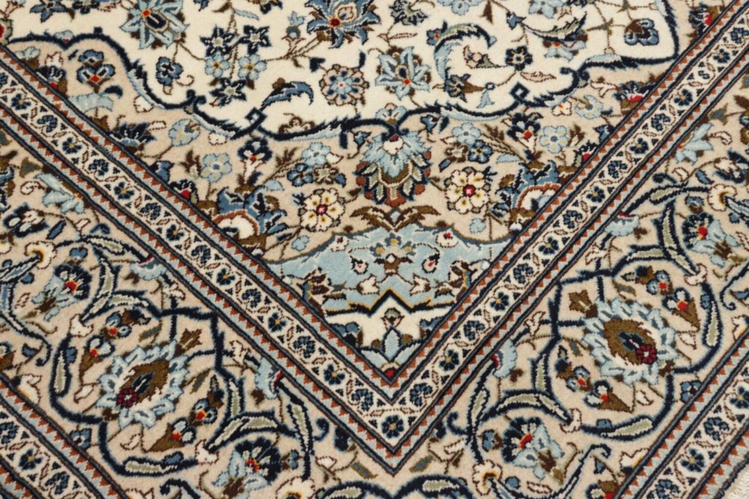 kashan-teppich-203-x-305cm-handgeknupft-perserteppich-wolle-5 Hand-Knotted Wool Kashan Persian Rug, 203 × 305 cm – view 6