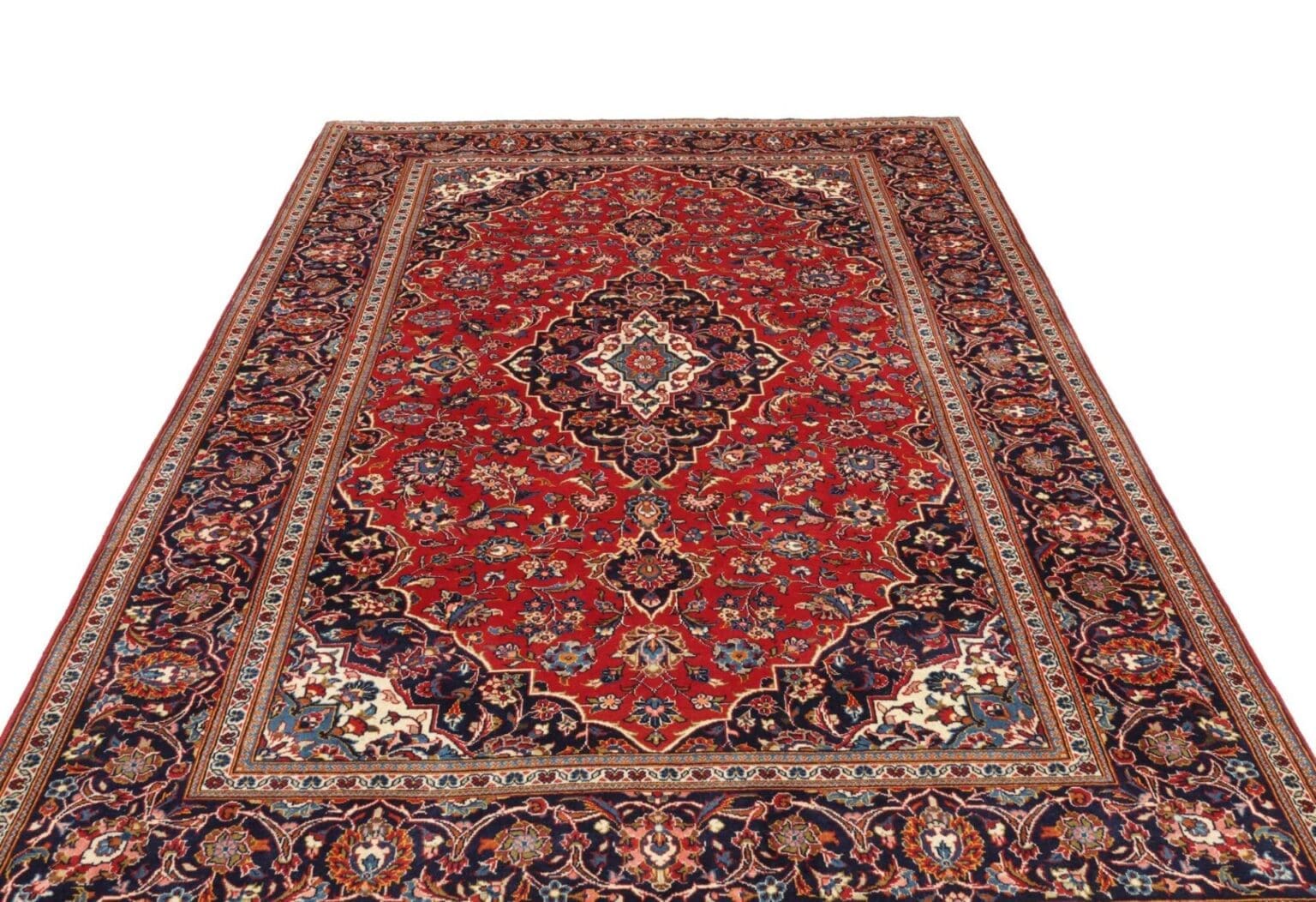 Kashan Persian Rug — hand-knotted, 200 × 299 cm, Wool – view 4