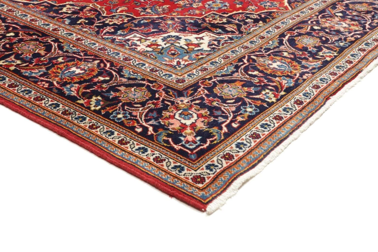 Kashan Persian Rug — hand-knotted, 200 × 299 cm, Wool – view 5