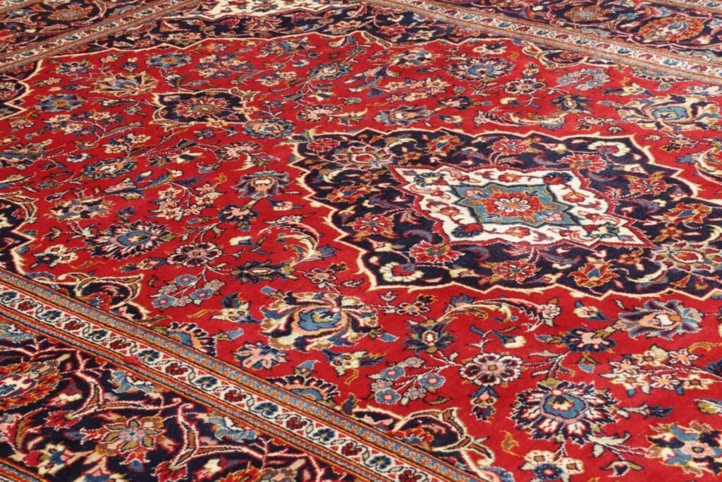 Kashan Persian Rug — hand-knotted, 200 × 299 cm, Wool – view 7