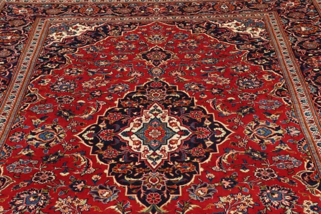 Kashan Persian Rug — hand-knotted, 200 × 299 cm, Wool – view 8