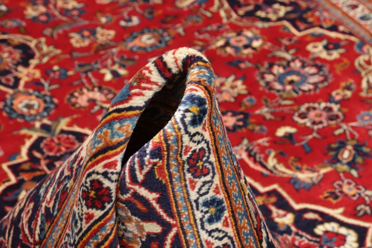 Kashan Persian Rug — hand-knotted, 200 × 299 cm, Wool – view 9
