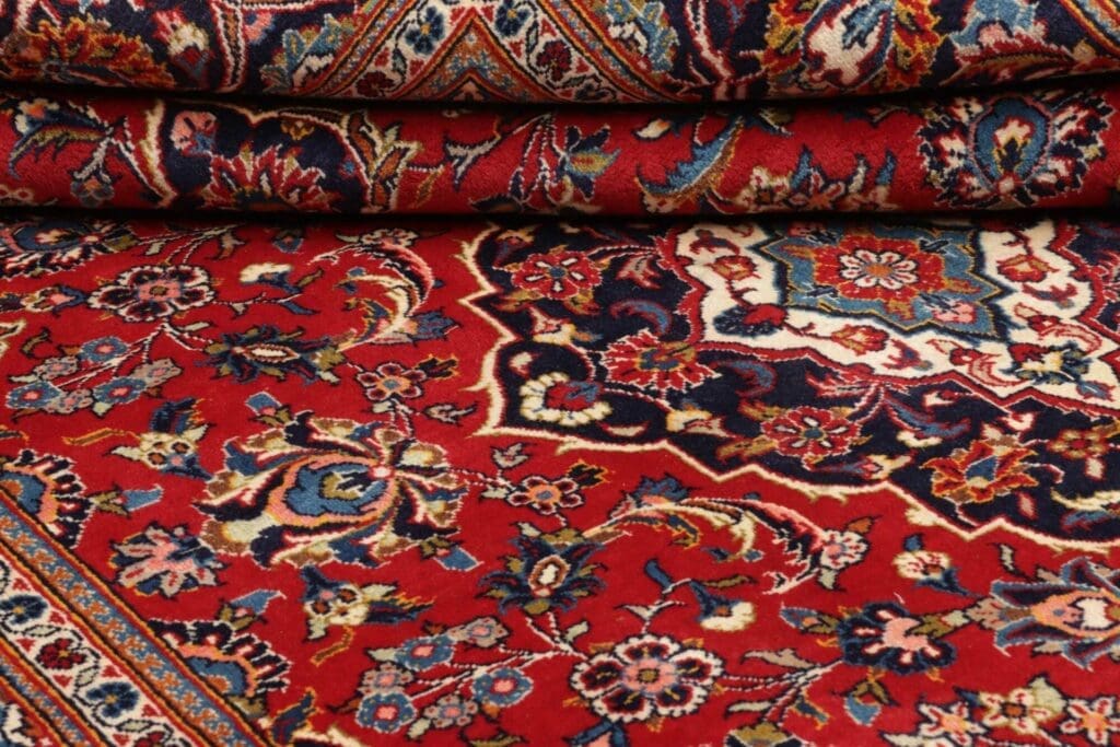 Kashan Persian Rug — hand-knotted, 200 × 299 cm, Wool – view 10