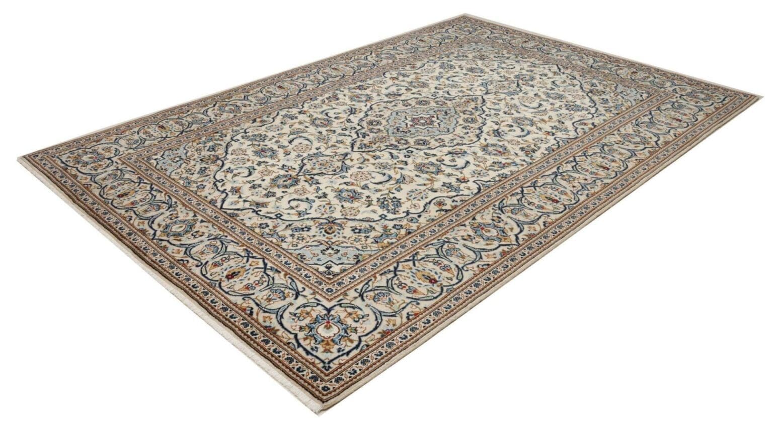 Kashan Persian Rug — hand-knotted, 203 × 304 cm, Wool – view 2