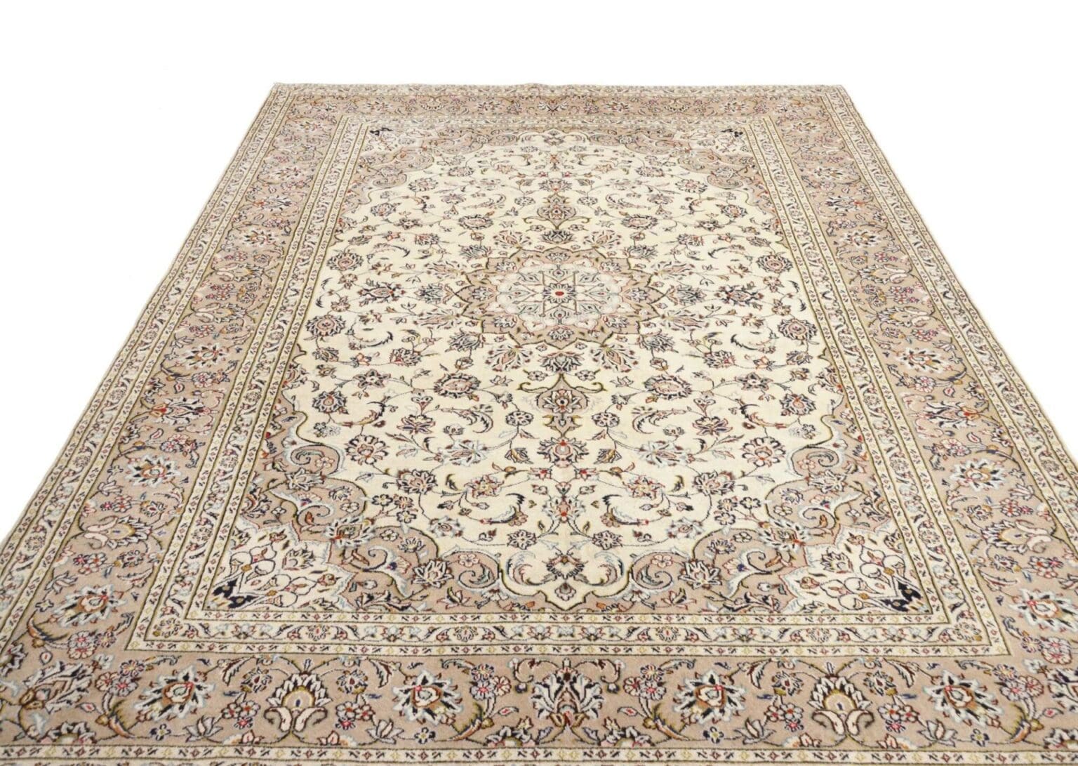 Hand-Knotted Wool Kashan Persian Rug, 200 × 290 cm – view 4
