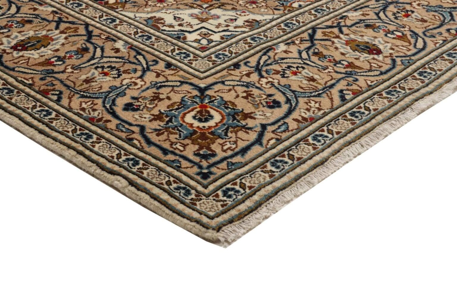Kashan Persian Rug — hand-knotted, 203 × 308 cm, Wool – view 5