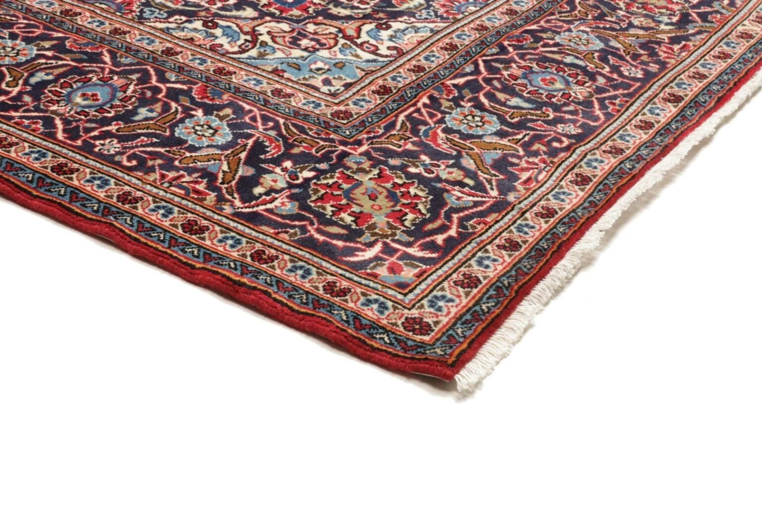 Hand-Knotted Wool Kashan Persian Rug, 203 × 312 cm – view 5