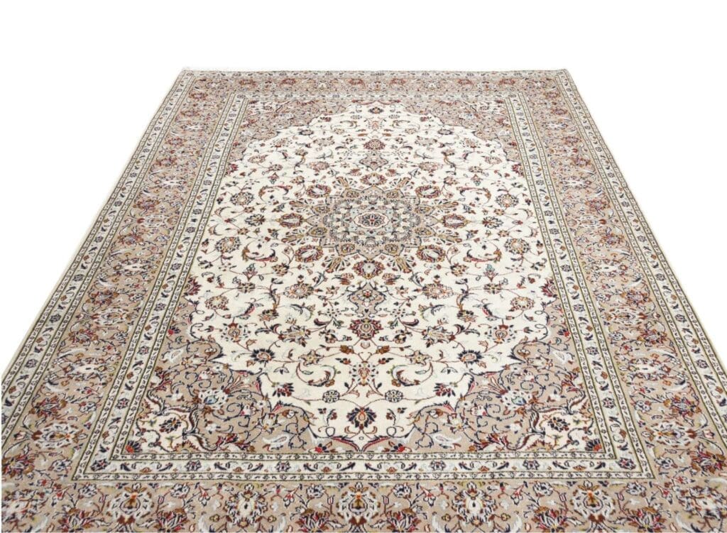 Kashan Persian Rug — hand-knotted, 203 × 295 cm, Wool – view 4