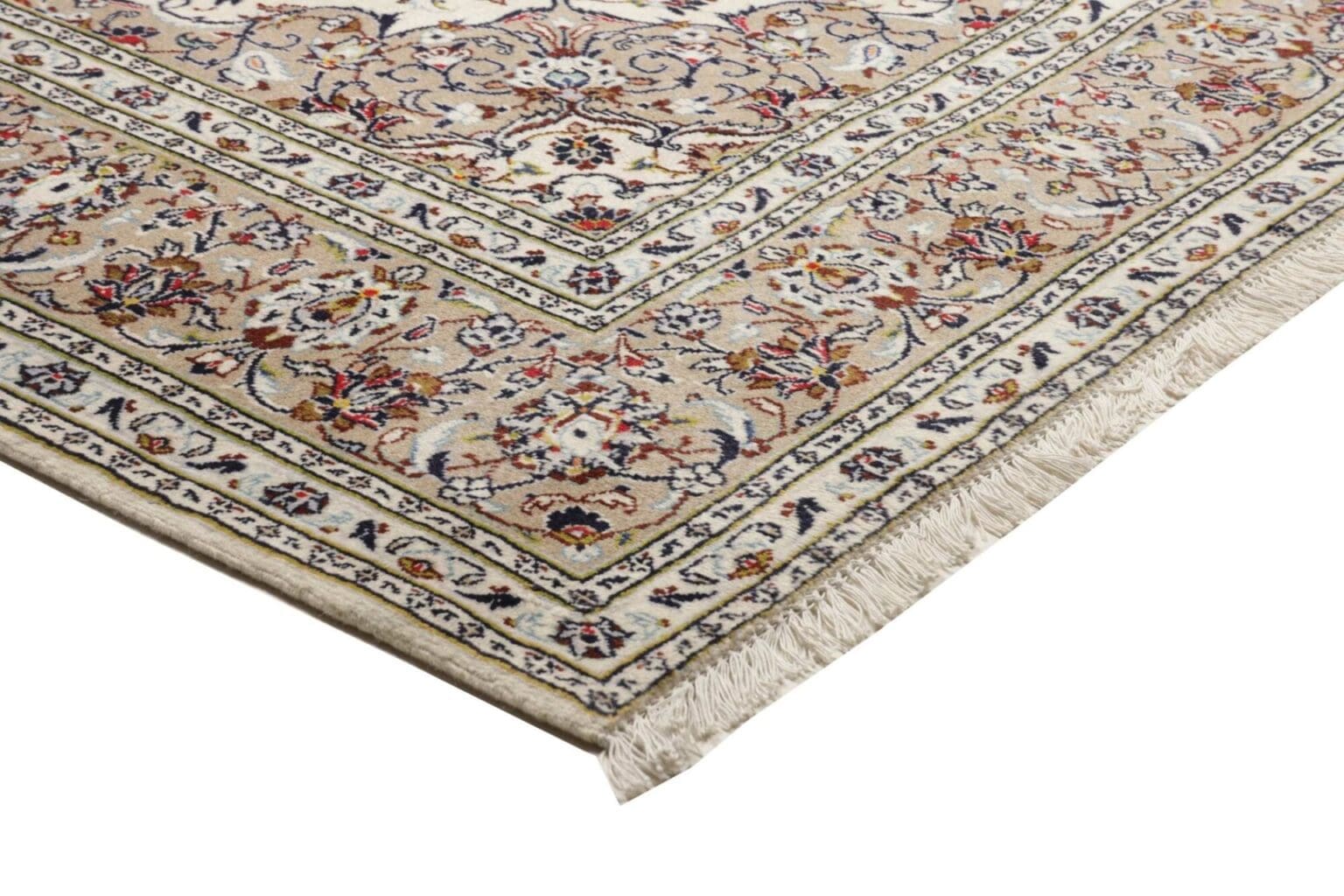 Kashan Persian Rug — hand-knotted, 203 × 295 cm, Wool – view 5