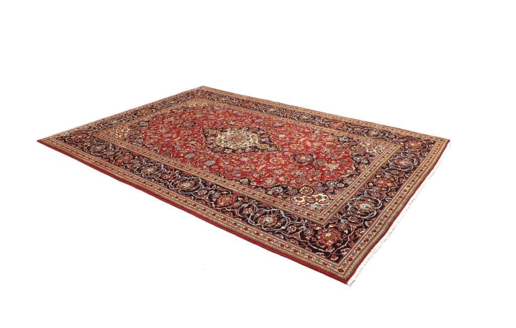 Hand-Knotted Wool Kashan Persian Rug, 206 × 300 cm – view 3