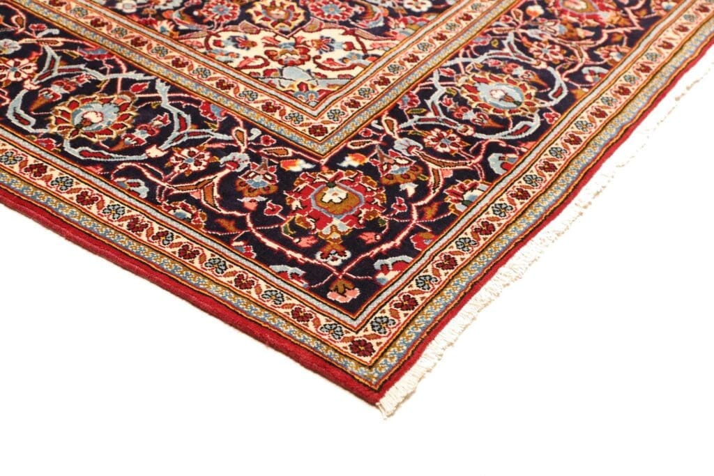 Hand-Knotted Wool Kashan Persian Rug, 206 × 300 cm – view 5