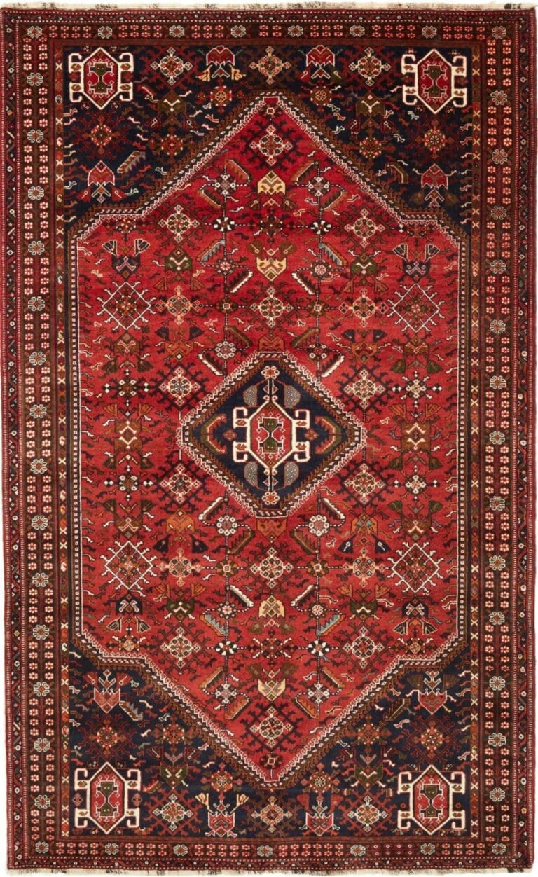Qashqai Persian Rug — hand-knotted, 163 × 262 cm, Wool