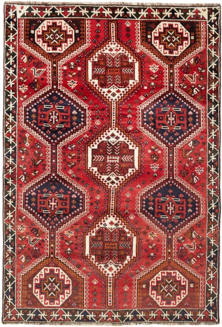 Qashqai Persian Rug 160 × 230 cm, Wool, hand-knotted