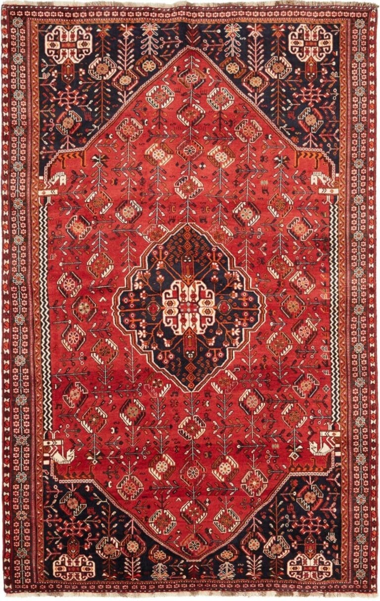 Qashqai Persian Rug — hand-knotted, 163 × 255 cm, Wool
