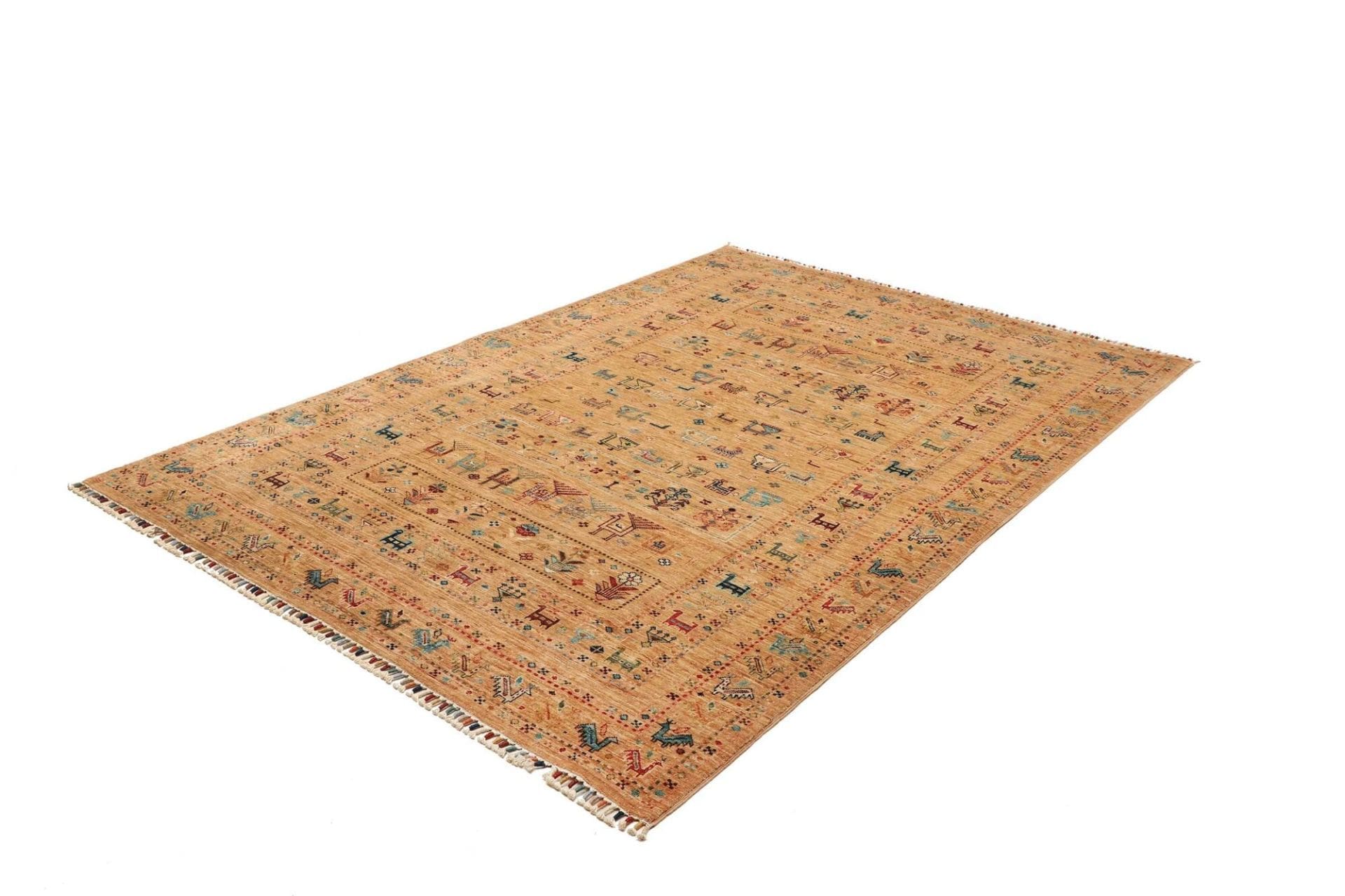 Samarkand Pakistani Rug 174 × 244 cm, Wool, hand-knotted