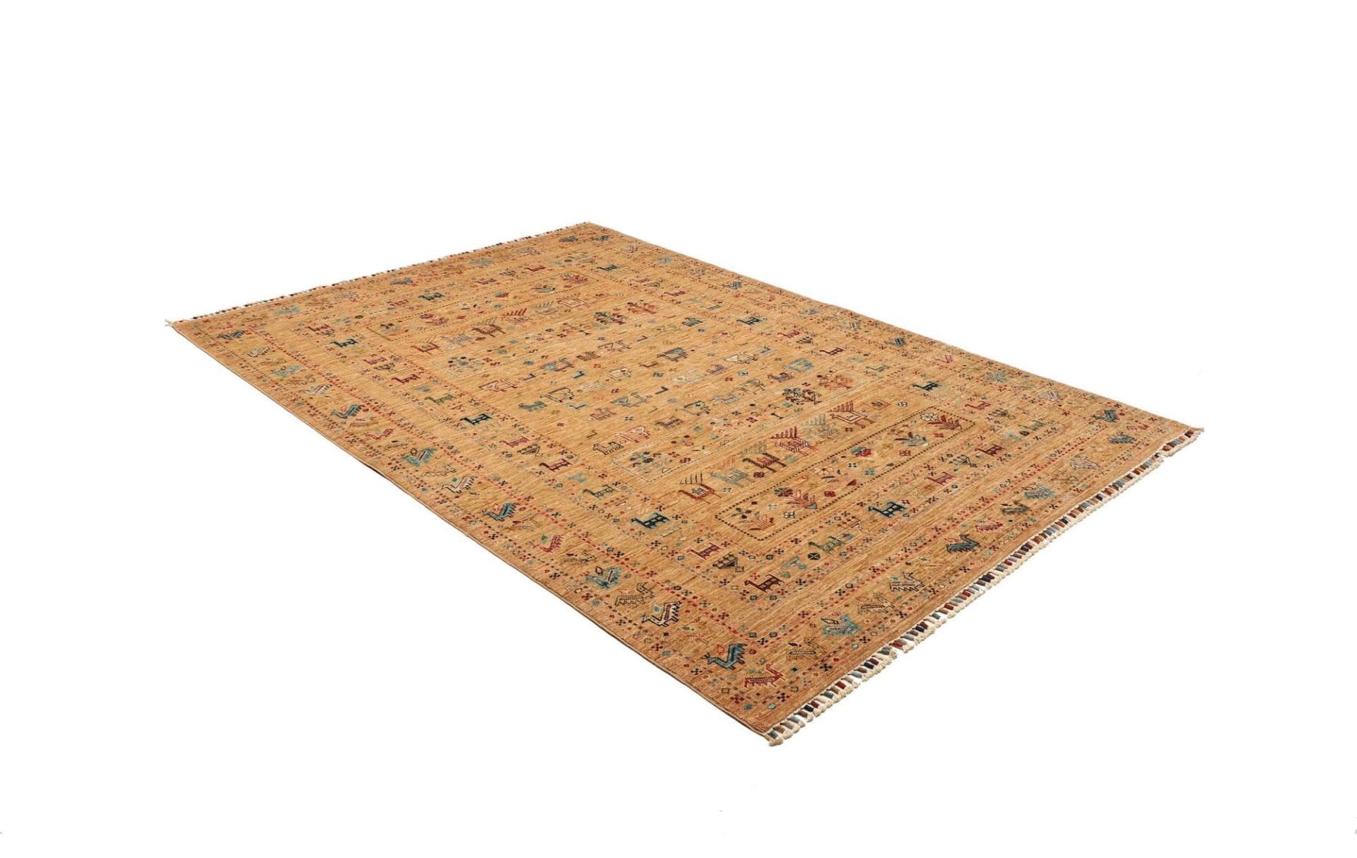 Samarkand Pakistani Rug 174 × 244 cm, Wool, hand-knotted