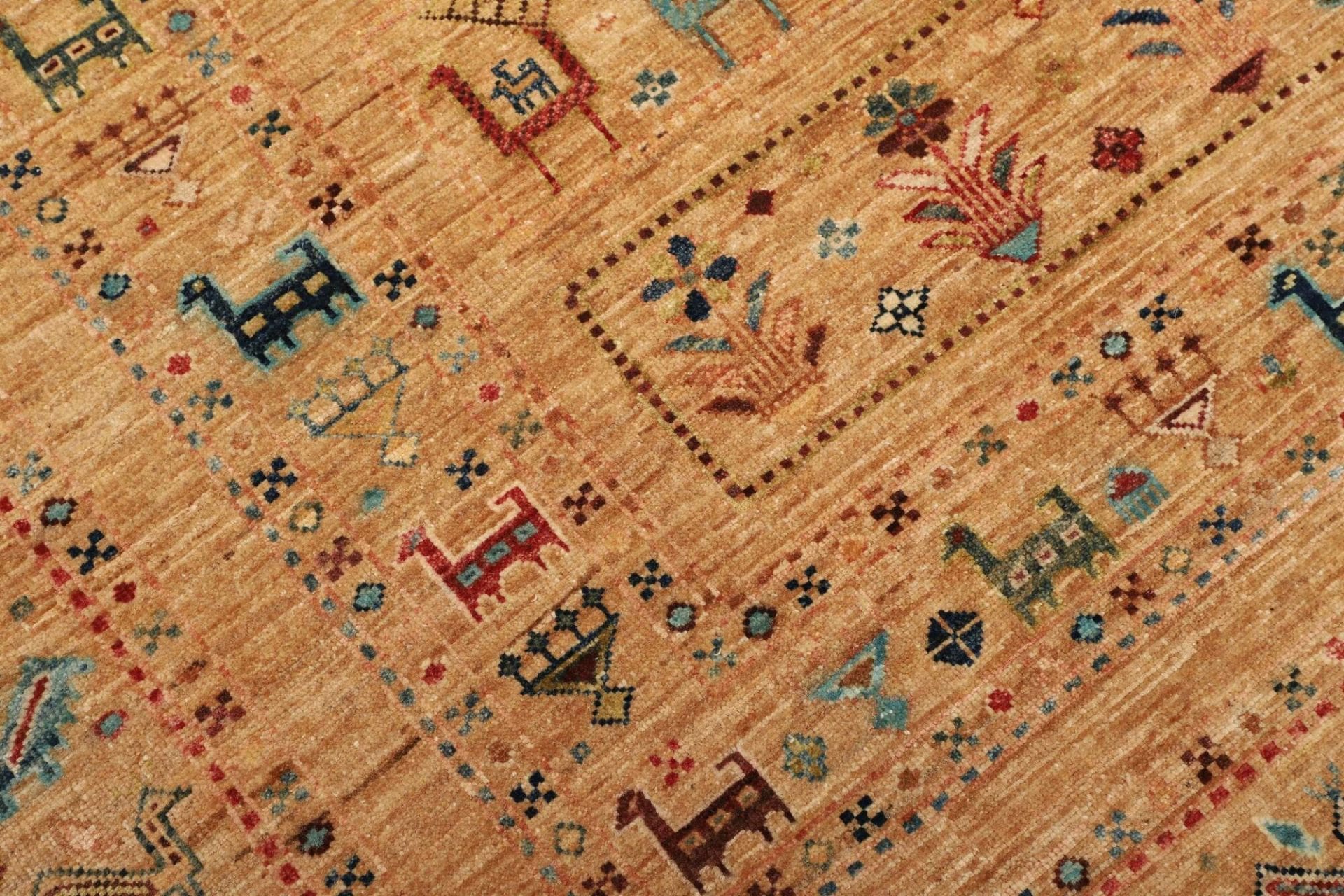 Samarkand Pakistani Rug 174 × 244 cm, Wool, hand-knotted