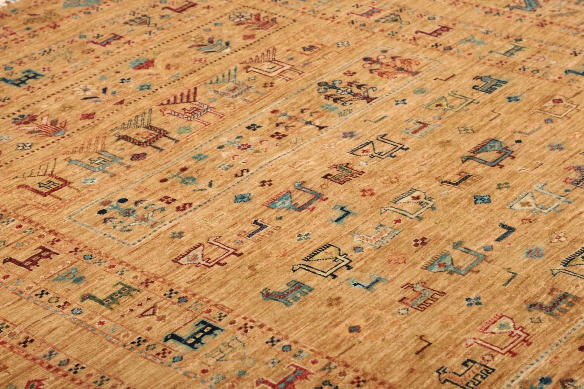 Samarkand Pakistani Rug 174 × 244 cm, Wool, hand-knotted