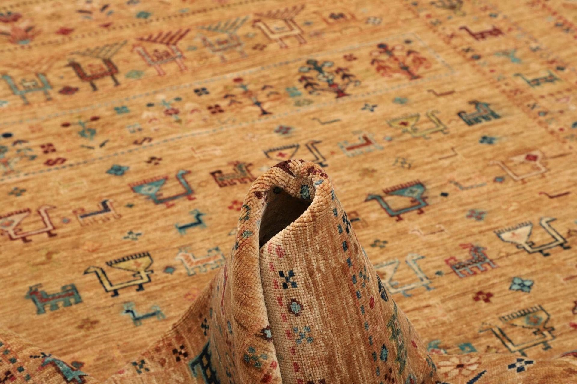 Samarkand Pakistani Rug 174 × 244 cm, Wool, hand-knotted
